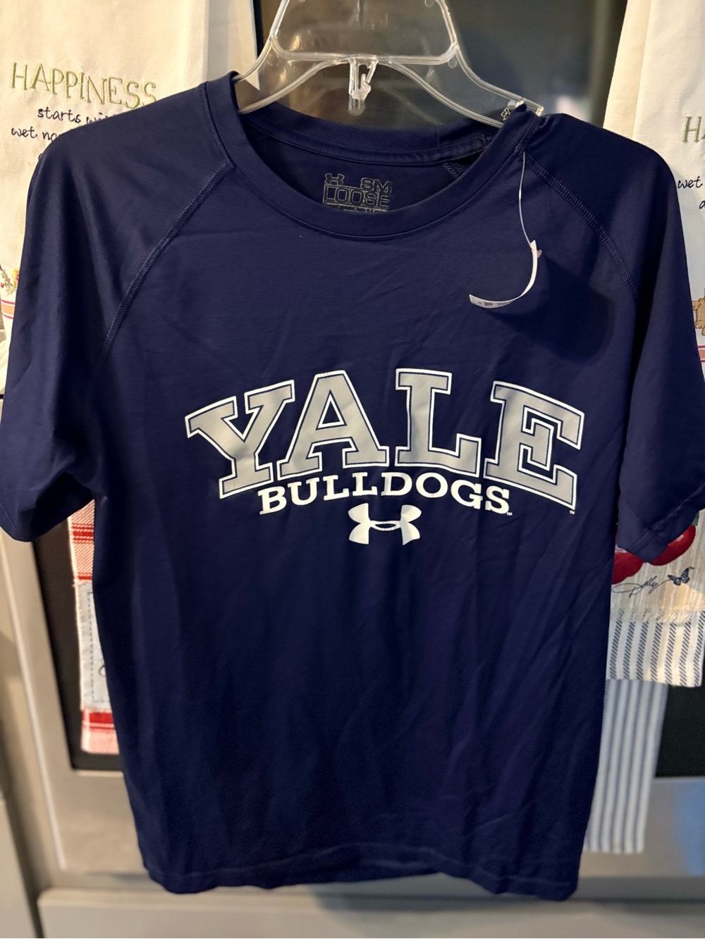Under Armour Navy Yale Bulldogs Short Sleeve Performance Tee